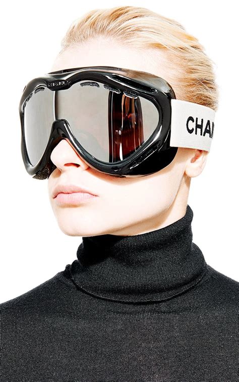 replica chanel ski goggles|chanel no 6 champaagne glasses.